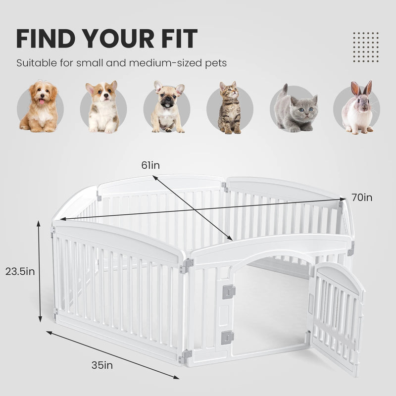 6-Panel Dog Playpen