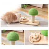 Pet Tree Scratcher with rolling wood balls