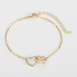 Adjustable Paw Charm Bracelet - Zinc Alloy Pet Lover Gift, Lobster Clasp