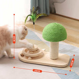 Pet Tree Scratcher with rolling wood balls