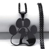 Pet Paw Pendant Necklace