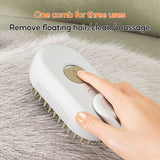 3 in 1 Pet Electric Cat Cleaning Massage Steam Spray Brush