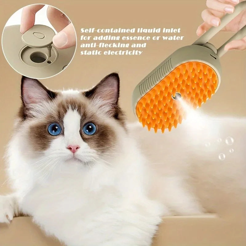 3-in-1 Cat Grooming Brush