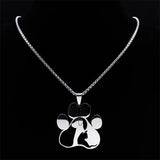 Pet Paw Pendant Necklace