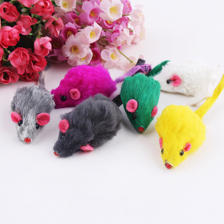 PLUSH MOUSE CAT TOYS