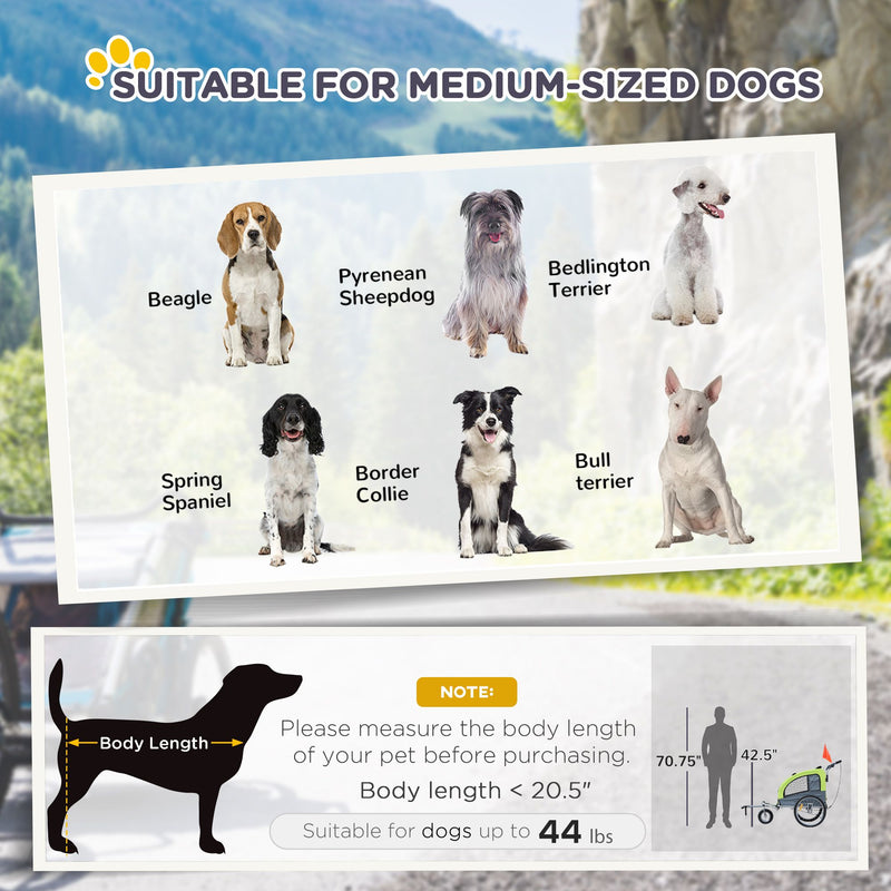 2-in-1 dog bike trailer