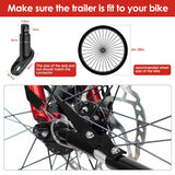 2-in-1 pet bike trailer and stroller