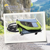 2-in-1 dog bike trailer
