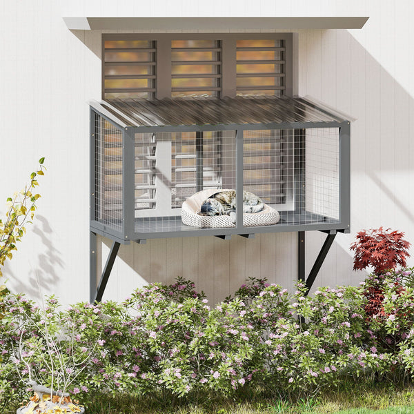 Window mounted catio